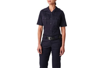 Image of 5.11 Tactical NYPD Stryke Twill S/S Shirt - Womens, NYPD Navy, 6, 61334-762-6