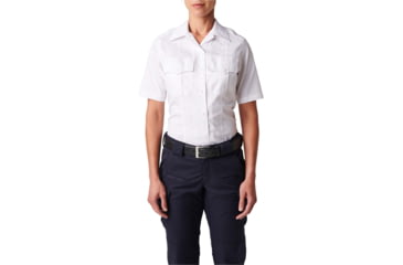 Image of 5.11 Tactical NYPD Stryke Twill S/S Shirt - Womens, Uniform White, 14, 61334-992-14