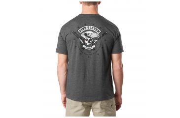 Image of 5.11 Tactical Patriot Tee, Charcoal Heather, XL 41191DX-035-XL