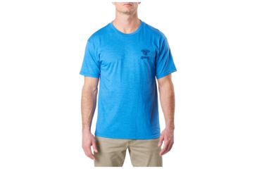 Image of 5.11 Tactical Patriot Tee, Royal Heather - 41191DX-741-2XL