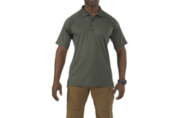 Image of 5.11 Tactical Performance Short Sleeve Polo - Men's, TDU Green, 2XL, 71049T-190-2XL