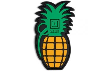 Image of 5.11 Tactical Pineapple Grenade Patch - Unisex, Gold, 1 SZ, 81250-326-1 SZ