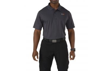 Image of 5.11 Tactical Pinnacle Polo, CHARCOAL, M 71036018M