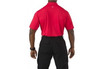 Image of 5.11 Tactical Pinnacle Polo, RANGE RED, L 71036477L