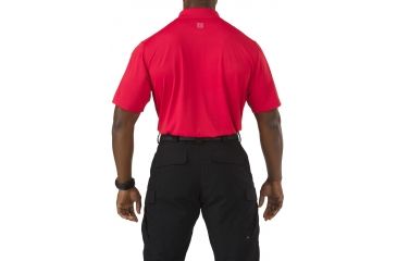 Image of 5.11 Tactical Pinnacle Polo, RANGE RED, XL 71036477XL