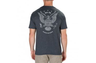 Image of 5.11 Tactical Presidential Eagle Short Sleeve Tee - Mens, Ash Heather, 2XL, 41191LLW-081-2XL