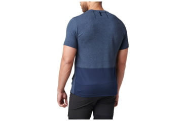 Image of 5.11 Tactical PT-R Charge Short Sleeve Top 2.0 - Men's, Pacific Navy Heather, 2XL, 82128-1052-2XL