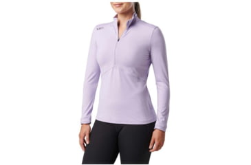 Image of 5.11 Tactical PT-R Wm Catalyst 1/2 Zip - Womens, Extra Large, Uniform White, 66021-571-XL