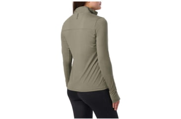 Image of 5.11 Tactical PT-R Wm Catalyst 1/2 Zip - Womens, Large, Uniform White, 66021-831-L