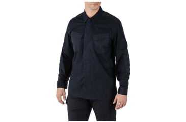 Image of 5.11 Tactical Quantum TDU FD Long Sleeve Shirt - Mens, Dark Navy, Extra Small, 72524-724-XS-R
