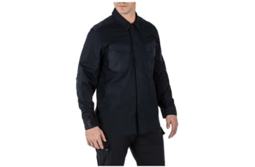 Image of 5.11 Tactical Quantum TDU FD Long Sleeve Shirt - Mens, Dark Navy, Extra Small, 72524-724-XS-R