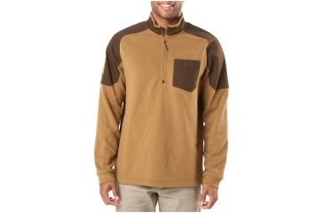 Image of 5.11 Tactical Radar Fleece 1/2 Zip, Kangaroo - 72102-134-2XL