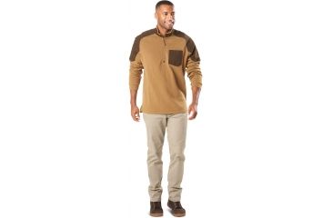 Image of 5.11 Tactical Radar Fleece 1/2 Zip, Kangaroo - 72102-134-2XL