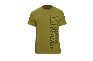 Image of 5.11 Tactical Recon ABR Logo T Shirt - Underbrush - L 41186A-836-L