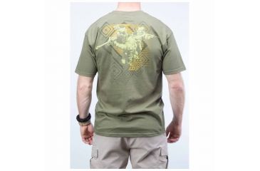 Image of 5.11 Tactical Red Scope T-shirt, Od Green - 41006CM182L