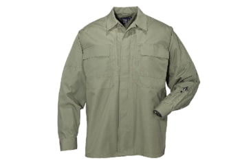 Image of 5.11 Tactical Ripstop Tdu L/s Shirt, TDU Green, 72002ABR-190-XL-R