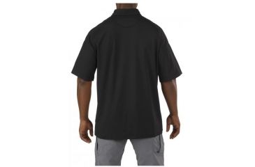 Image of 5.11 Tactical Short Sleeve Rapid Perfomance Polo - Men's, Black, S, 41018-019-S