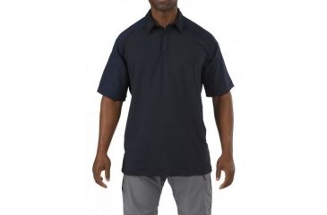 Image of 5.11 Tactical S/S Rapid Perfomance Polo, DARK NAVY, XS 41018724XS