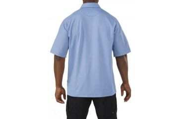 Image of 5.11 Tactical S/S Rapid Perfomance Polo, FIRE MED BLUE, XS 41018696XS