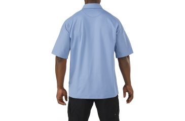 Image of 5.11 Tactical S/S Rapid Perfomance Polo, FIRE MED BLUE, XXL 41018696XXL