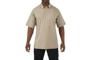 Image of 5.11 Tactical S/S Rapid Perfomance Polo, SILVER TAN, S 41018160S