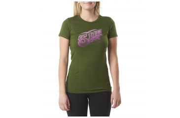 Image of 5.11 Tactical Scrolly Tee, Military Green, S 31014DV-225-S