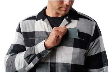 Image of 5.11 Tactical Seth Shirt Jacket - Mens, Cinder Plaid, 2XL, 78042-583-2XL