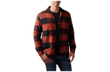 Image of 5.11 Tactical Seth Shirt Jacket - Mens, Ox Blood Pld, 2XL, 78042-885-2XL