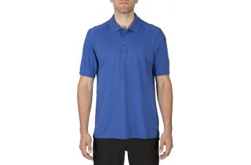 Image of 5.11 Tactical Helios Short Sleeve Polo - Men's, Academy Blue, M, 41192-692-M