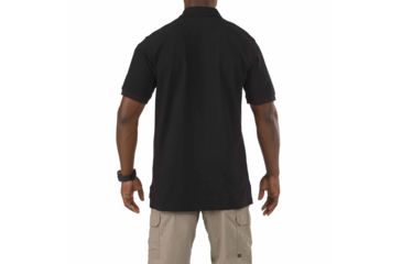 Image of 5.11 Tactical Short Sleeve Utility Polo Shirt, Black, Size L 41180-019-L