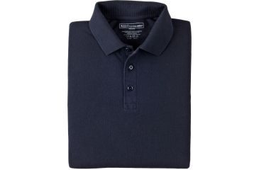 Image of 5.11 Tactical Short Sleeve Utility Polo Shirt, Tall - Men's, Black, 2XL, 41180T-019-2XL