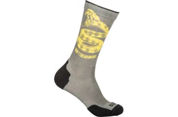 Image of 5.11 Tactical Sock &amp; Awe Crew Don't Tread - Mens, Sage Green, Medium 10041AF-831-M