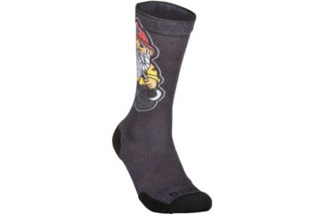 Image of 5.11 Tactical Sock &amp; Awe Crew Fire Gnome - Mens, Black, Large 10041AG-019-L