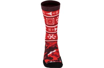 Image of 5.11 Tactical Sock &amp; Awe Crew Holiday Edition - Mens, Multi Color, Small, 10041AJ-999-S
