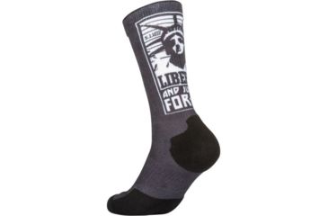 Image of 5.11 Tactical Sock &amp; Awe Crew Liberty - Mens, Black, Small 10041AD-019-S