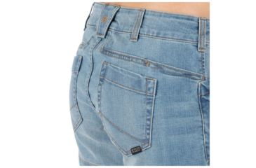 Image of 5.11 Tactical Sofia Denim 3in Short - Womens, Light Wash Indigo, 0 63309-646-0