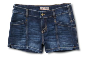 Image of 5.11 Tactical Sofia Denim 3in Short - Womens, Pac Indigo, 0, 63309-640-0