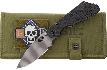 Image of 5.11 Tactical Strider SMF Frame Lock Collectors Knife, Matte Black, 5.25 in. Blade, 51107-920
