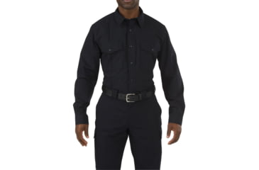 Image of 5.11 Tactical Stryke Pdu Cl B L/s Shrt, Black, 72074ABR-019-2XL-R