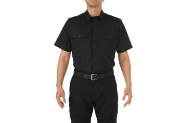 Image of 5.11 Tactical Stryke Pdu Cl B S/s Shrt, Black, 71038ABR-019-L-R
