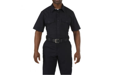 Image of 5.11 Tactical Stryke Pdu Cl B S/s Shrt, Midnight Navy, 71038ABR-750-M-R
