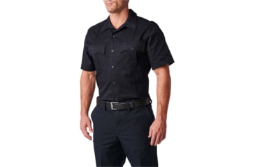 Image of 5.11 Tactical Stryke PDU Twill Class-A S/S Shirt - Mens, Midnight Navy, 6XLT, 71405-750-6XL-T