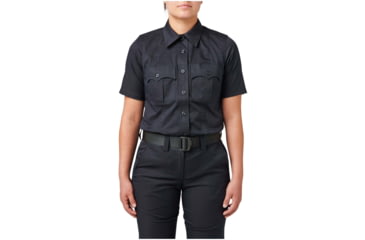 Image of 5.11 Tactical Stryke PDU Twill Short Sleeve Class A - Womens, Extra Large, Regular, Black, 61339-019-XL-R