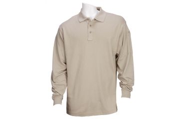 Image of 5.11 Tactical Tactical Long Sleeve Polo - Silver Tan - 4XL 72048-160-4XL