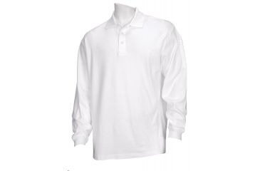Image of 5.11 Tactical Tactical Long Sleeve Polo - White - 4XL 72048-010-4XL