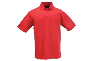 Image of 5.11 Tactical Tactical Responder Short Sleeve Polo, Range Red - XXXL 71304-477-XXXL