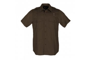 Image of 5.11 Tactical Tclt PDU S/S A-Cl Shirt, BROWN, 3XL 711671083XLR