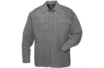 Image of 5.11 Tactical TDU Shirt Long Sleeve - Ripstop 72002, Gray