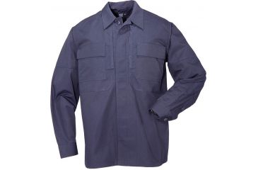 Image of 5.11 Tactical TDU Shirt Long Sleeve - Ripstop 72002, Navy