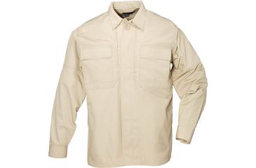 Image of 5.11 Tactical TDU Shirt Long Sleeve - Ripstop 72002, TDU KHAKI